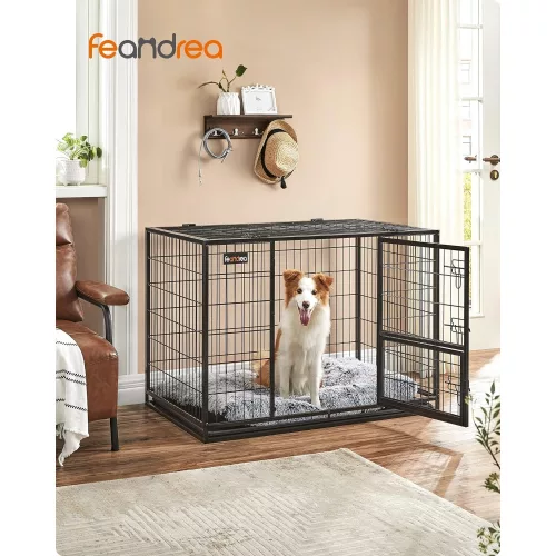 feandrea-custi-pentru-caini-box-caini-xl-negru-107x70x74cm