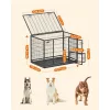 feandrea-custi-pentru-caini-box-caini-xl-negru-107x70x74cm