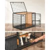 feandrea-custi-pentru-caini-box-caini-xl-negru-107x70x74cm