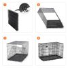 feandrea-cusca-pentru-caini-box-caini-cu-doua-usi-l-neagra-92x57x64cm