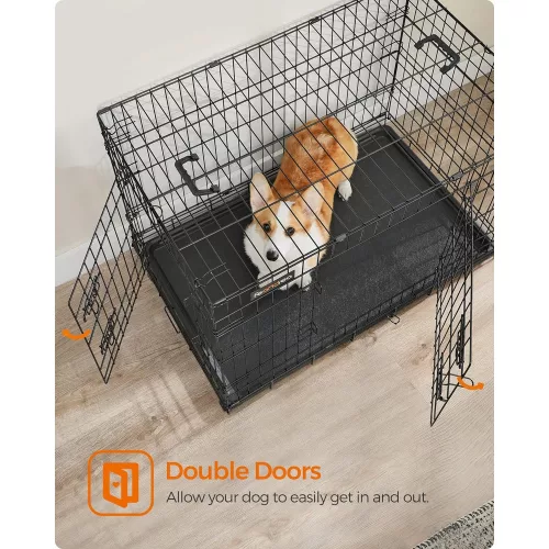 feandrea-cusca-pentru-caini-box-pentru-caini-cu-doua-usi-l-negru-92x57x64cm