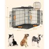 feandrea-custi-pentru-caini-box-caini-cu-doua-usi-xl-negru-107x70x77cm
