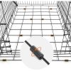 feandrea-custi-pentru-caini-box-caini-cu-doua-usi-xl-negru-107x70x77cm