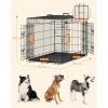 feandrea-cusca-pentru-caini-box-caini-cu-doua-usi-neagra-107x70x77cm