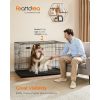 feandrea-custi-pentru-caini-box-caini-cu-doua-usi-negru-122x74x80cm