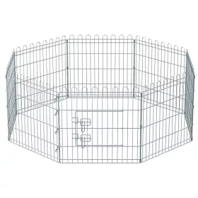 feandrea-cusca-metalica-pentru-animale-de-companie-caine-iepure-argintiu-61x61cm