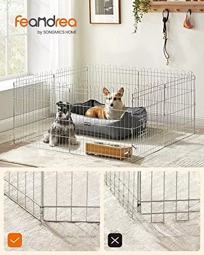 feandrea-cusca-metalica-pentru-animale-de-companie-caine-iepure-argintiu-61x61cm