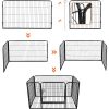 feandrea-gard-pentru-caini-incinta-pentru-caini-negru-122x80x70cm