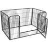 feandrea-gard-pentru-caini-incinta-pentru-caini-gri-122x80x70cm