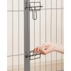 feandrea-gard-pentru-caini-pista-pentru-caini-8-piese-negru-240x80x100cm