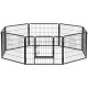 feandrea-gard-pentru-caini-pista-pentru-caini-8-piese-gri-240x80x80cm