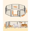 feandrea-gard-pentru-caini-pista-pentru-caini-8-piese-gri-240x80x80cm