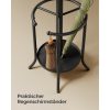 songmics-cuier-haine-metalic-cu-suport-pentru-umbrela-12-carlige-negru-175-cm-inaltime