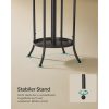 songmics-cuier-haine-metalic-cu-suport-pentru-umbrela-12-carlige-negru-175-cm-inaltime