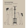 songmics-cuier-haine-metalic-cu-suport-pentru-umbrela-12-carlige-negru-175-cm-inaltime