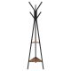 vasagle-cuier-de-haine-cu-rafturi-si-cuier-maro-rustic