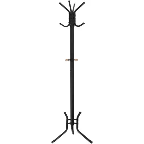 songmics-cuier-haine-metalic-cu-12-carlige-negru
