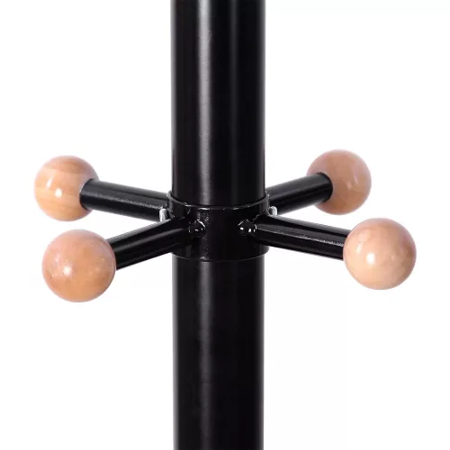 songmics-cuier-haine-metalic-cu-12-carlige-negru