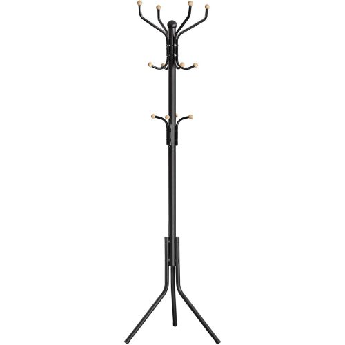 songmics-cuier-haine-metalic-cu-12-carlige-picioare-drepte-negru