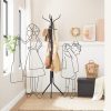 songmics-cuier-haine-metalic-cu-12-carlige-picioare-drepte-negru