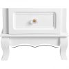 vasagle-noptiera-2-buc-cu-doua-sertare-alb-30x38x52cm