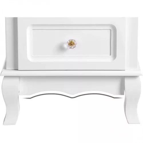 vasagle-noptiera-2-buc-cu-doua-sertare-alb-30x38x52cm