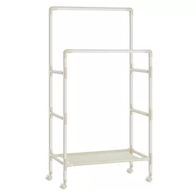songmics-cuier-pentru-haine-cu-doua-umerase-si-doua-rafturi-alb-83x44x160cm