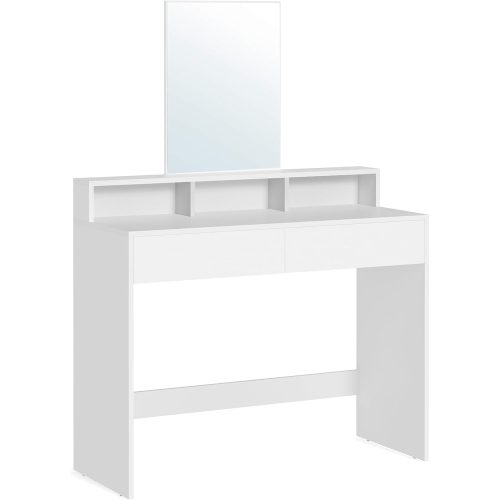 vasagle-masa-de-toaleta-masa-de-machiaj-cu-oglinda-si-sertare-alb-80x40x140cm