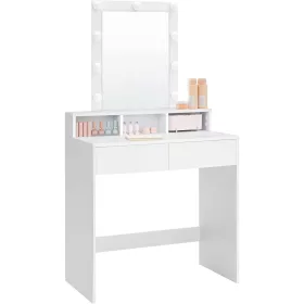 vasagle-masa-de-toaleta-masa-de-machiaj-cu-oglinda-si-sertare-alb-80x40x145cm