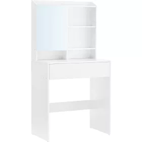 vasagle-masa-de-toaleta-masa-de-toaleta-cu-oglinda-si-sertare-alb-70x40x136cm
