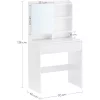 vasagle-masa-de-toaleta-masa-de-toaleta-cu-oglinda-si-sertare-alb-70x40x136cm