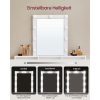vasagle-masa-de-toaleta-masa-de-machiaj-cu-oglinda-iluminare-led-2-sertare-alb