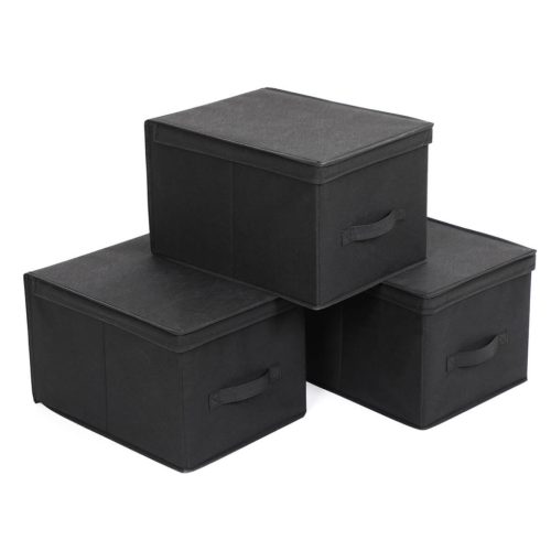 songmics-cosuri-de-depozitare-pliabile-3buc-gri-30x30x30cm