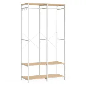 songmics-cuier-dulap-deschis-rafturi-bej-si-lemn-94x40x180cm