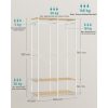 songmics-cuier-dulap-deschis-rafturi-bej-si-lemn-94x40x180cm