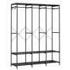 songmics-cuier-dulap-deschis-cu-rafturi-negru-141x40x180cm