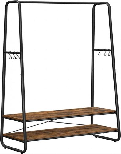 vasagle-suport-pentru-paltoane-rochii-si-incaltaminte-negru-100x45x160cm