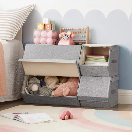 songmics-cutii-de-depozitare-stivuibile-cu-capace-de-deschidere-4buc-gri