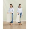 Bambusz szennyeskosár 2 rekesszel, 2x50 L