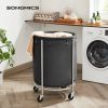 songmics-cos-de-rufe-pe-roti-170l-negru-si-argintiu