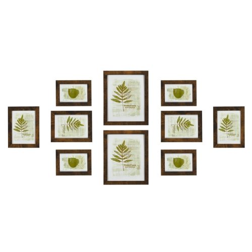 songmics-set-rame-foto-10-bucati-mai-multe-dimensiuni-maro-rustic