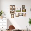 songmics-set-rame-foto-10-bucati-mai-multe-dimensiuni-maro-rustic