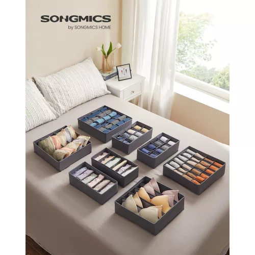songmics-set-de-8-piese-organizator-sertar-din-material-textil-pentru-lenjerie-intima-gri