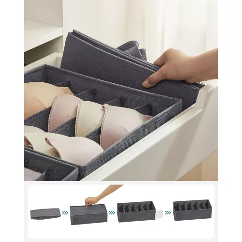 songmics-set-de-8-piese-organizator-sertar-din-material-textil-pentru-lenjerie-intima-gri
