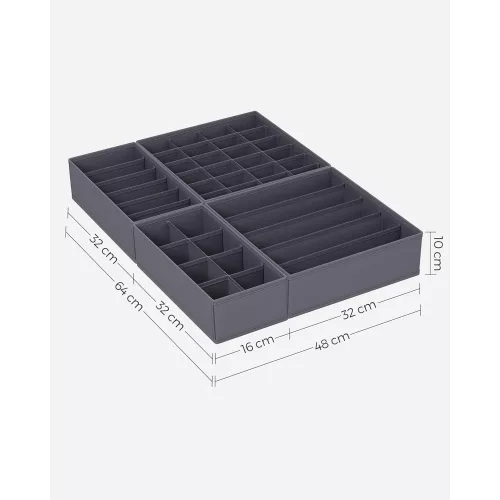 songmics-set-de-8-piese-organizator-sertar-din-material-textil-pentru-lenjerie-intima-gri