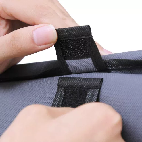 Dulap pentru pantofi, 10 niveluri, cu capac anti-praf, gri 88x28x160cm
