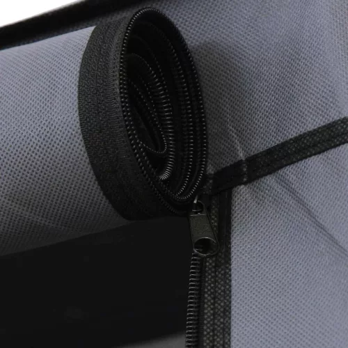 Dulap pentru pantofi, 10 niveluri, cu capac anti-praf, gri 88x28x160cm