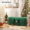 Geantă de depozitare pentru brad de Crăciun, material impermeabil, verde 90x30x30cm