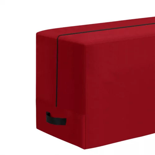 Karácsonyfás tárolótáska, vízálló, 600D Oxford anyag, piros