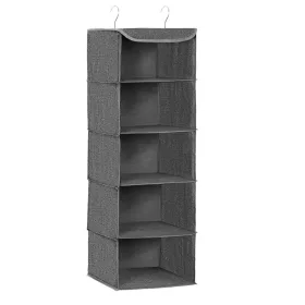   Raft suspendat, dulap de depozitare haine, gri, model in 80x30x100cm